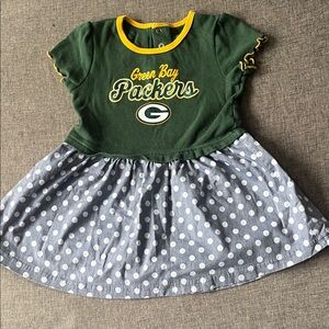 Green Bay Packers Dress: 3T